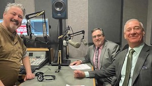 Larry and Ralph at the Radio Studio